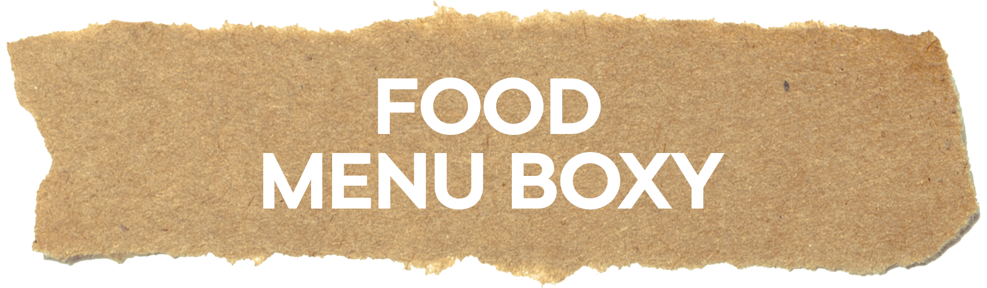 FOOD MENU BOXY