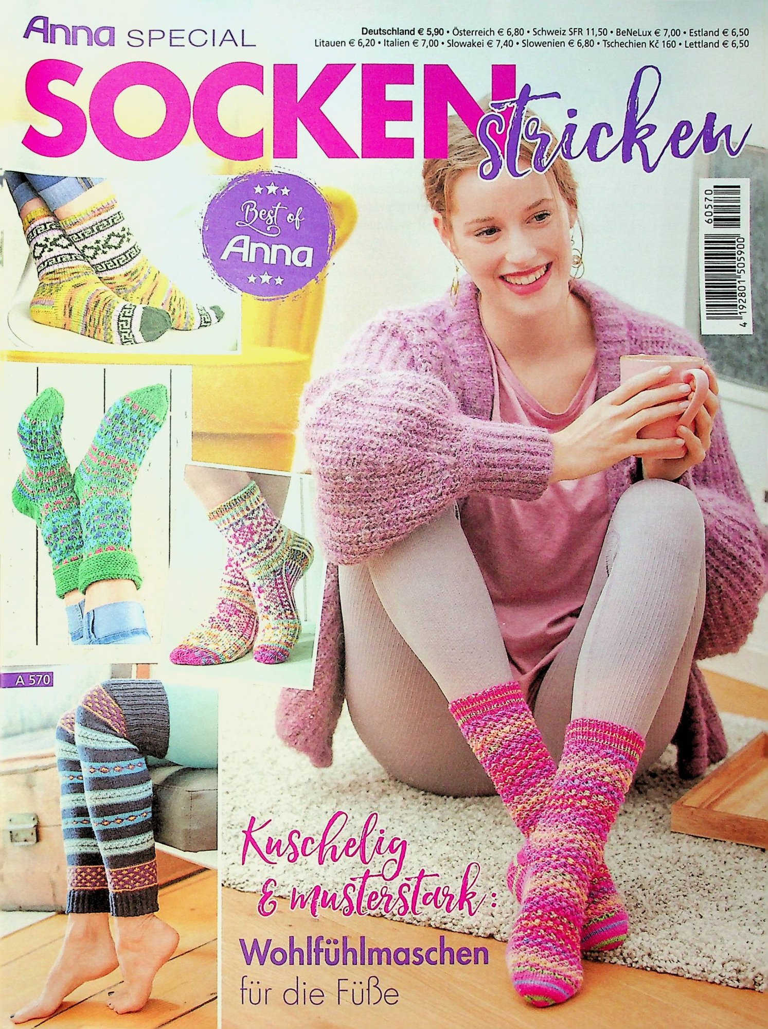 Nohy v teple! Upleťte si dokonalé ponožky s výběrem toho nejlepšího z magazínu ANNA