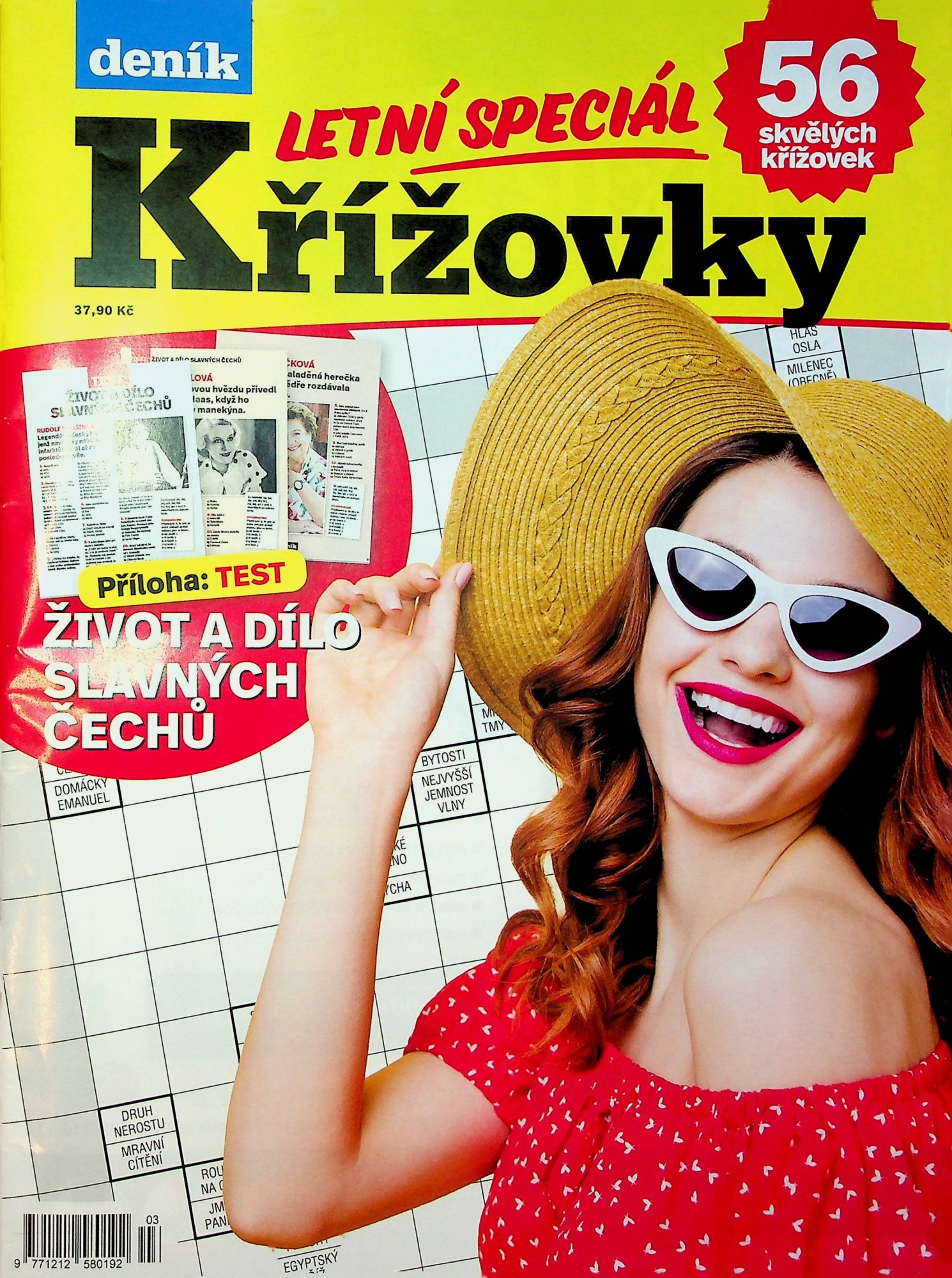 Zabalte si k vodě trénink pro mozek! Odhalte taje slavných Čechů s Letním speciálem Deník Křížovky