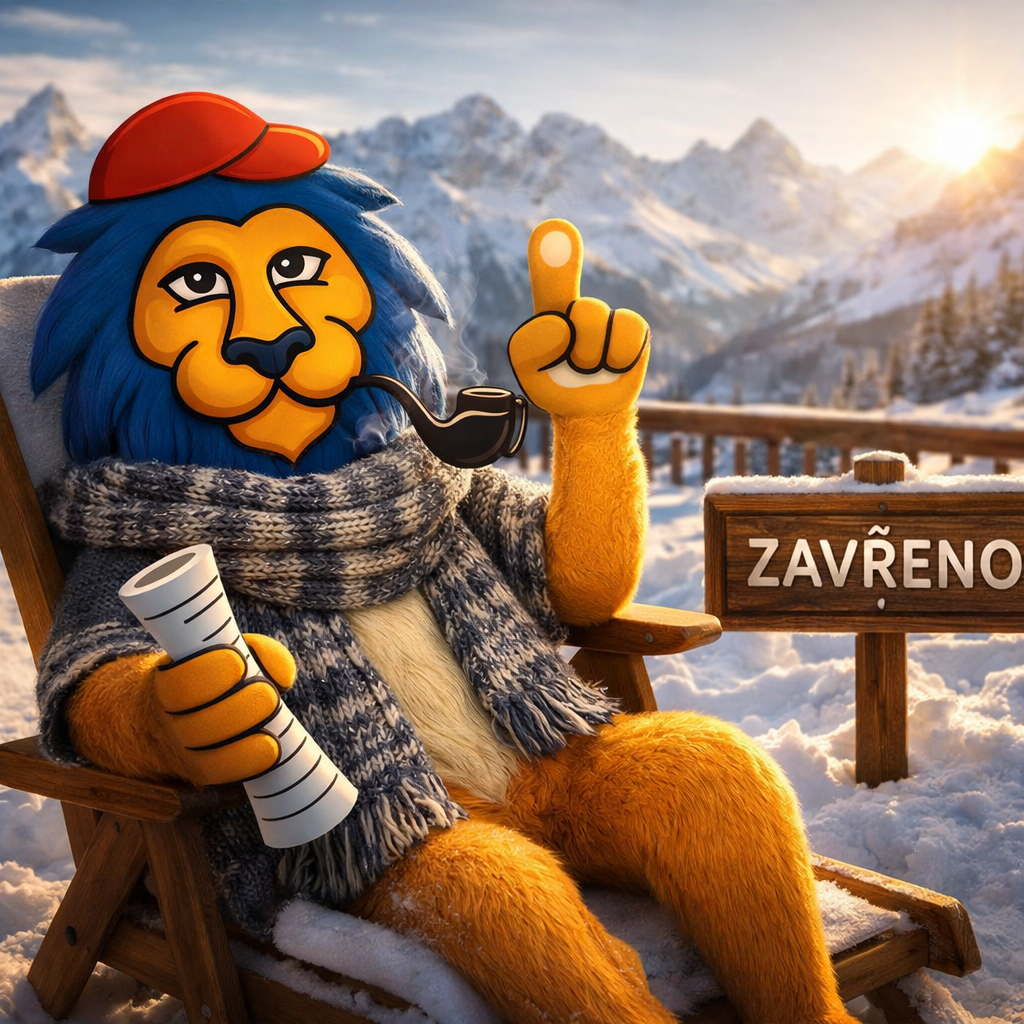 Krátká přestávka v expedici objednávek: 22.–26. 2. dovolená