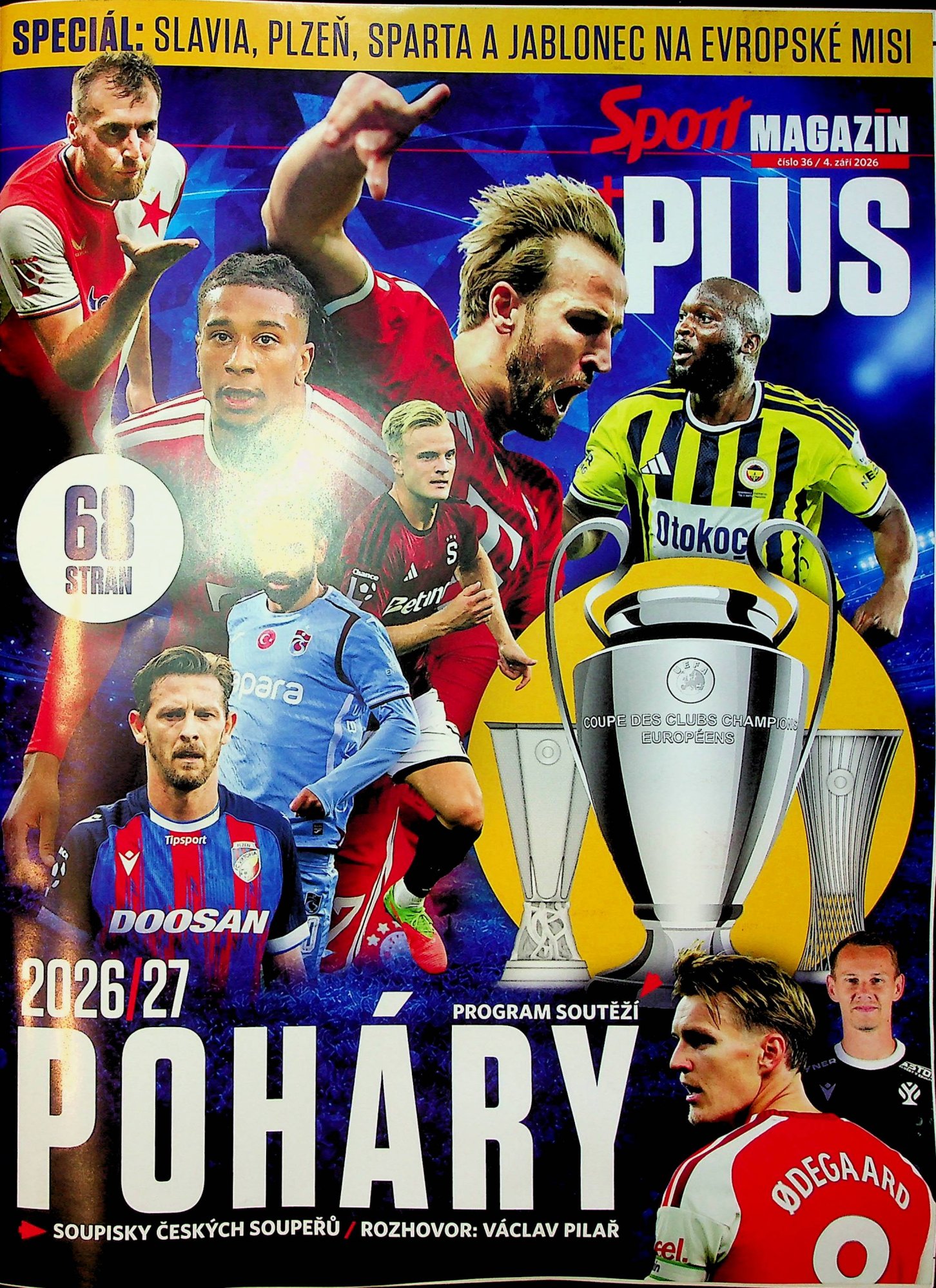Evropský fotbalový podzim je tady: Ulovte si nadupaný speciál Sport magazínu!