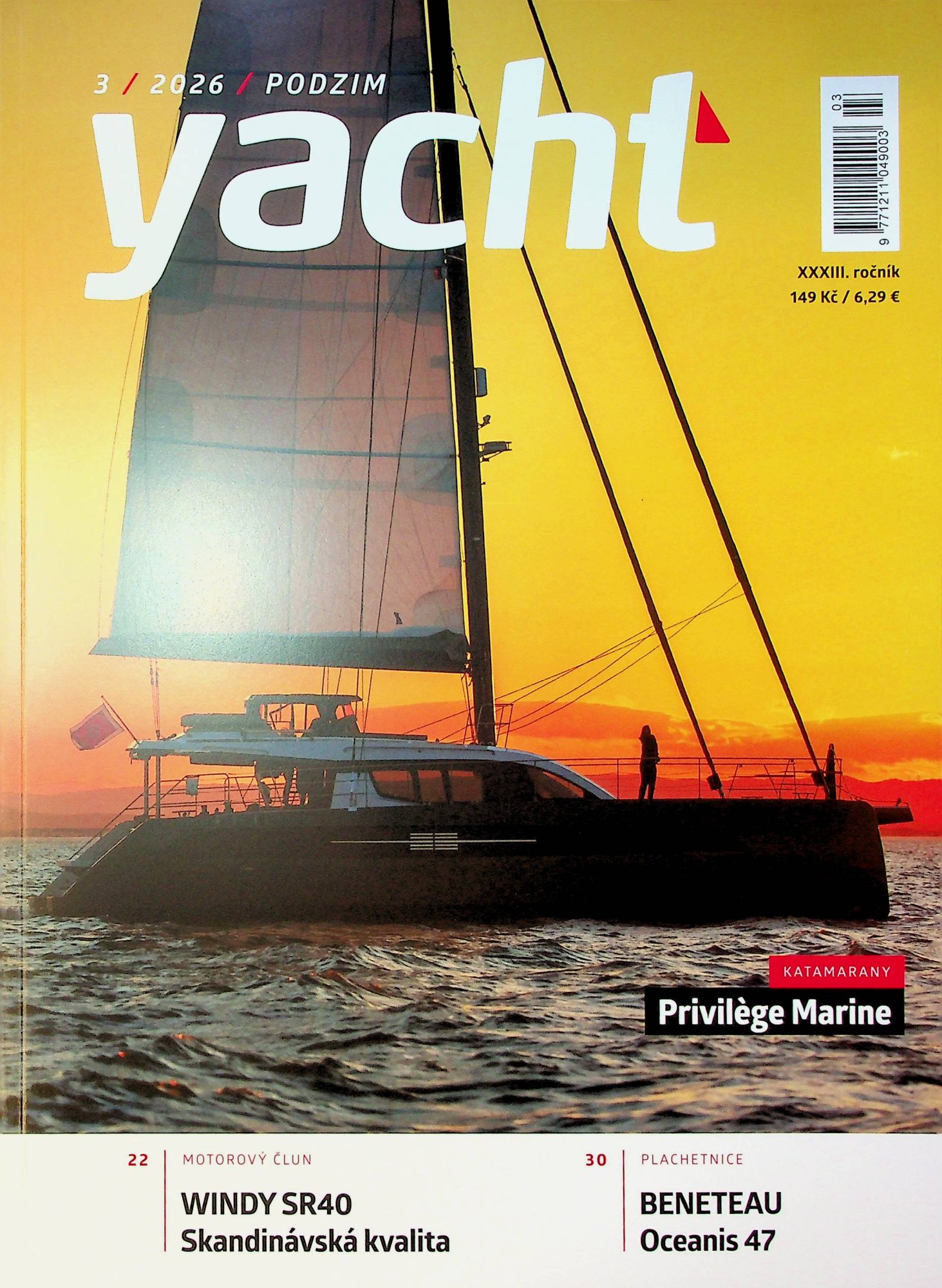 Zvedněte kotvy! Zářijové číslo magazínu Yacht je v prodeji