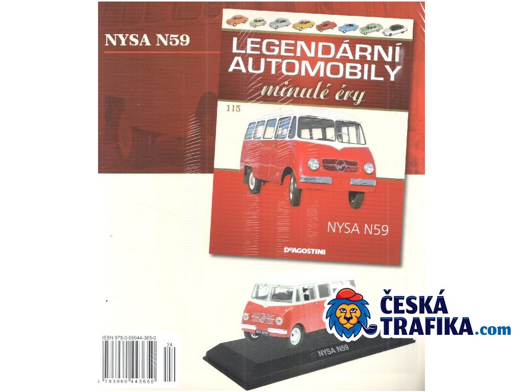 Nysa N59 - edice Legendární automobily minulé éry 115