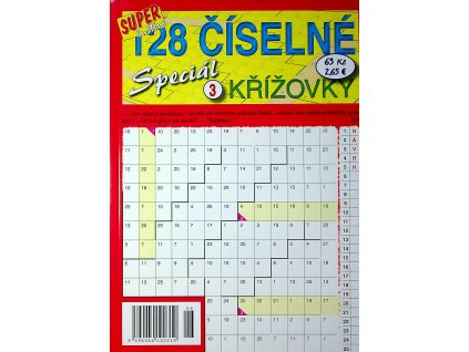 128 Číselné křížovky - Super luštění speciál 3/2022