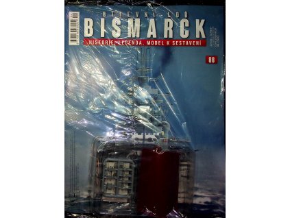 Bismarck bitevní loď - časopis + součástky - číslo 88