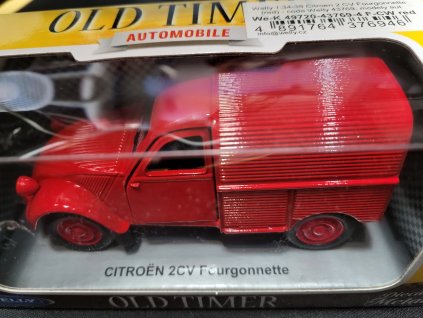 Citroën 2CV 2CV Fourgonette red 1:34-39