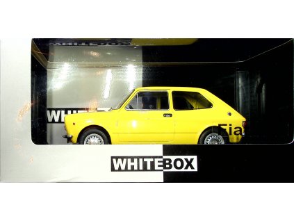 Fiat 127 yellow 1:24 - Whitebox