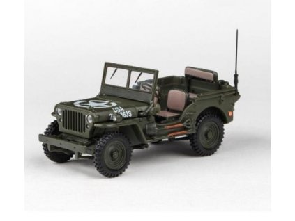 Jeep Willys 4x4 open top - Cararama 1:43