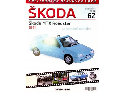 Škoda MTX ROADSTER - 1991 - edice Kaleidoskop slavných vozů Škoda - 62