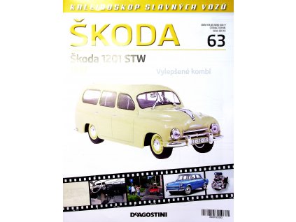 Škoda 1201 STW - 1957 - edice Kaleidoskop slavných vozů Škoda - 63