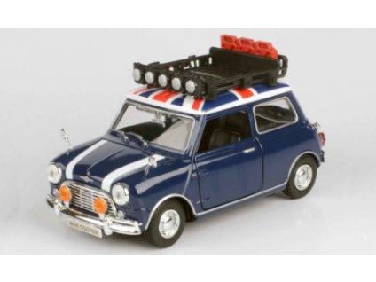 Morris Mini Cooper se střešním nosičem - 1:18 Motormax