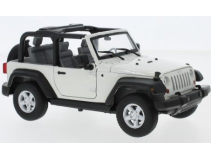 Jeep Wrangler Rubicon (2007) white 1:24 - Welly