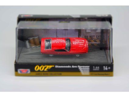 Ford Mustang Mach I, rot, 007 - 1:24 Motormax 