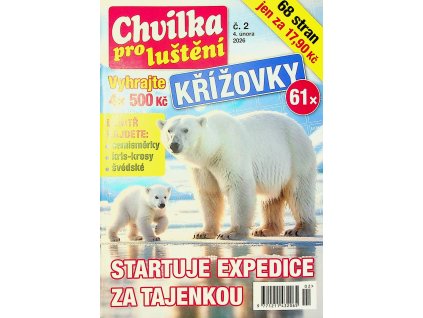 Chvilka pro luštění křížovky 2026 01. 2026 01.