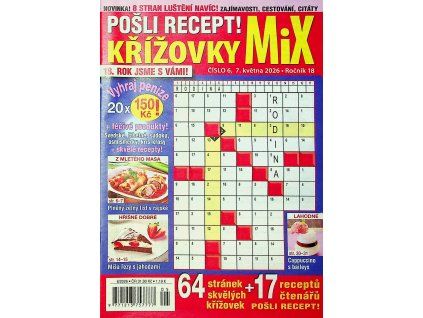 Pošli recept křížovky mix 2026 06