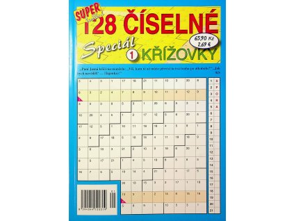128 Číselné křížovky Super luštění speciál 2026 01
