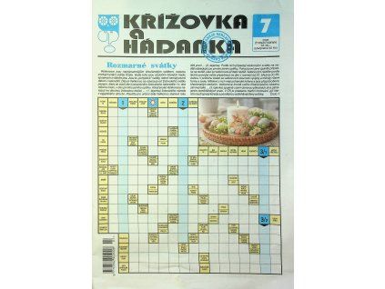 Křížovka a hádanka 2026 07