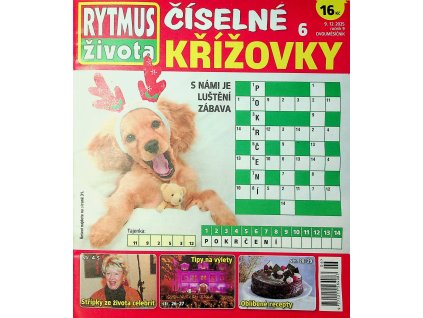 Rytmus života čísdelné křížovky 2025 06