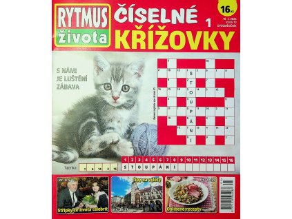 Rytmus života číselné křížovky 2026 01