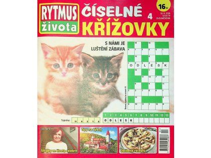 Rytmus života číselné křížovky 2026 04