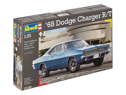 Plastic ModelKit auto 07188 1968 Dodge Charger R T 1 25 a56729259 10374