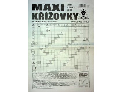 Maxi křížovky 2026 04