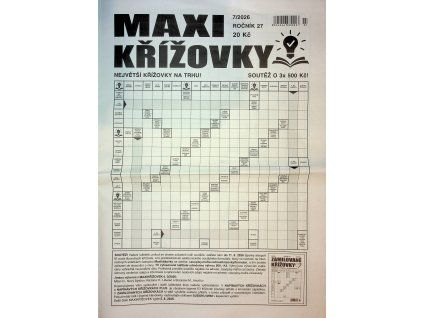 Maxi křížovky 2026 07