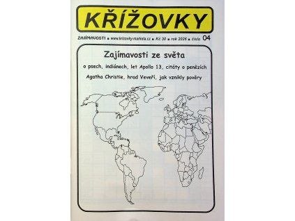 Křížovky zajímavosti 2026 04