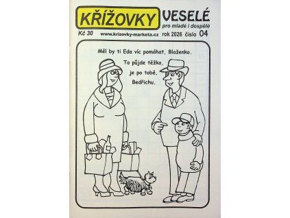Křížovky veselé pro mladé i dospělé 2026 04