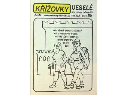 Křížovky veselé pro mladé i dospělé 2026 06