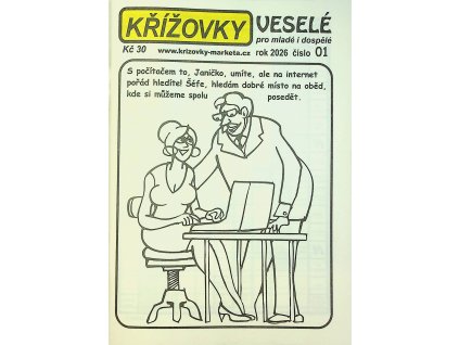 Veselé pro mladé i dospělé křížovky 2026 01