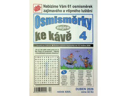 Osmisměrky nejen ke kávě 2026 04