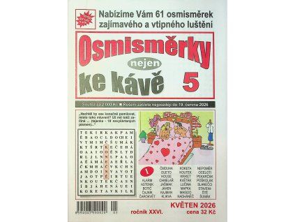 Osmisměrky nejen ke kávě 2026 05
