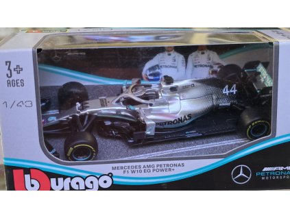 Mercedes AMG Petronas F1 W10 EQ Pover+ - start.č. 44 - 1:43, Bburago