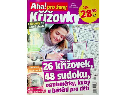 AHA pro ženy křížovky 2026 01