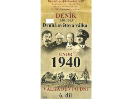 Deník druhá světová válka 6 - Únor 1940 (DVD)