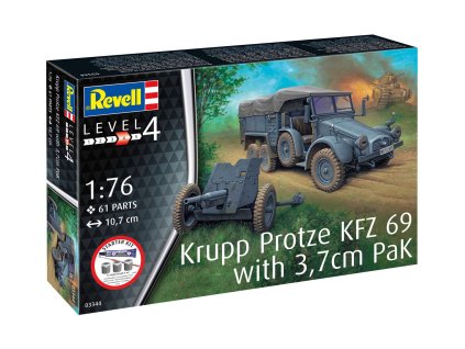 Starter Kit military 73344 Krupp Protze KFZ 69 with 3 7cm Pak 1 76 a156431081 10374