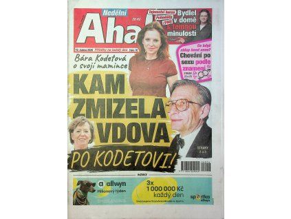 Nedělní Aha 2026 20 04