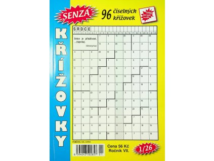 Číselné křížovky Senza 22026 01