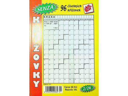 Senza číselné křížovky 2026 02