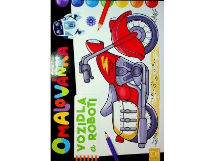 Omalovánka Vozidla a roboti