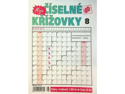 Moje číselné křížovky 2026 08