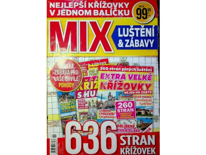 MIX Luštění & zábavy 636 stran křížovek