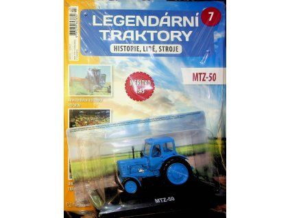 Legendární traktory Hachette č. 7 MTZ 50