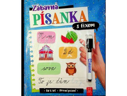 Zábavná písanka s fixem
