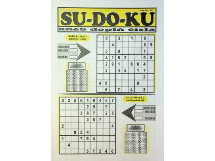 Sudoku doplň čísla 2025 06