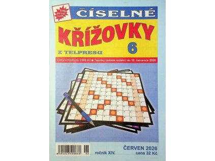 Číselné křířžovky z Telpresu 2026 06