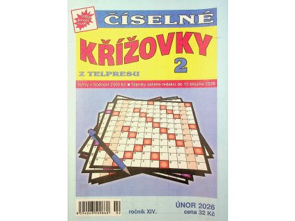 Číselné křížovky z Telpresu 2026 02
