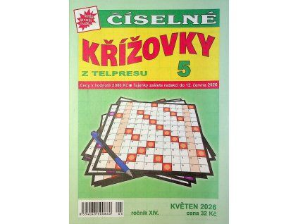 Číselné křížovky z telpresu 2026 05