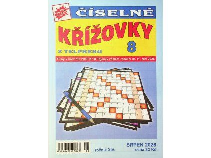 Číselné křížovky z Telpresu 2026 08